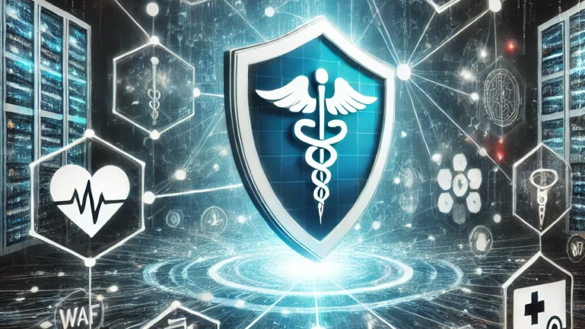 Sağlık sektöründe siber güvenlik, WAF güvenlik duvarı, sağlık verileri koruma, KVKK uyumluluğu, HIPAA, sağlık IT güvenliği, ransomware koruma, sağlıkta dijital dönüşüm, DDOS engelleme, web uygulama güvenliği